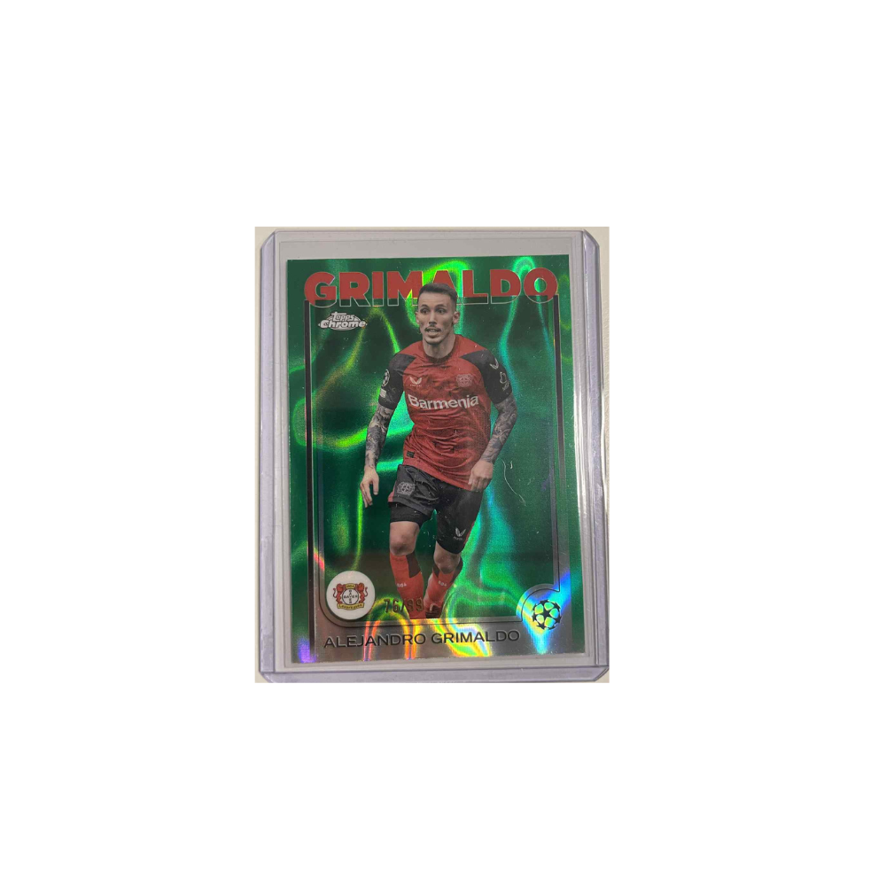 ALEJANDRO GRIMALDO GREEN LAVA /99 TOPPS CHROME 2024/25
