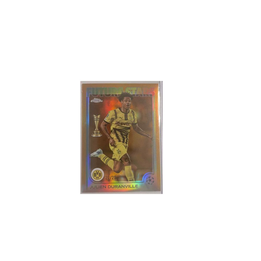 Julien duranville orange /25 topps chrome 2024/25