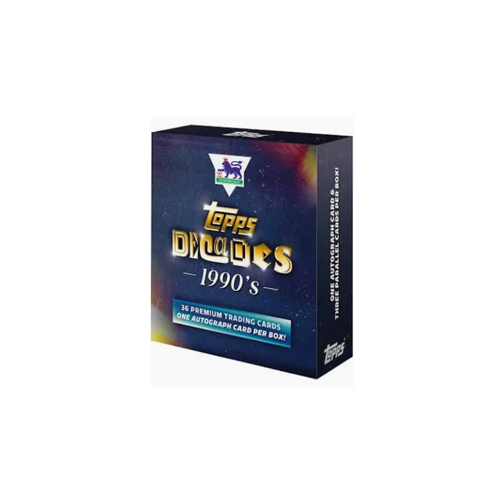 topps decades premier league 90s edition 2025 - hobby box