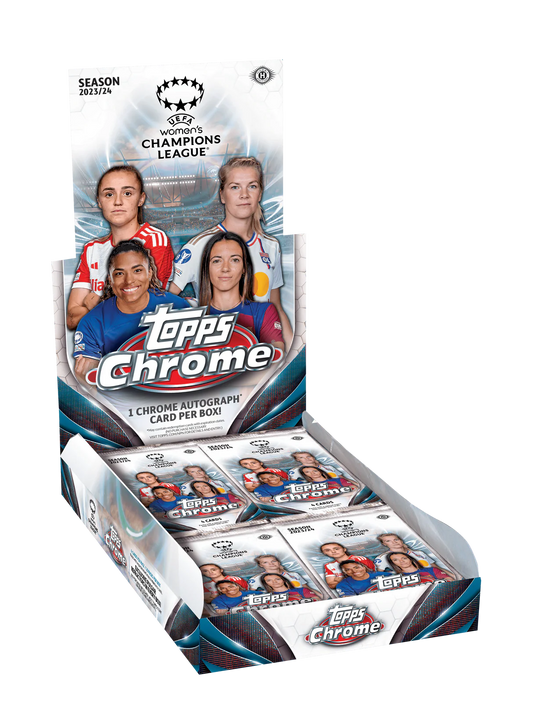 2023/24 Topps Chrome UEFA Women's Champions League Soccer Hobby