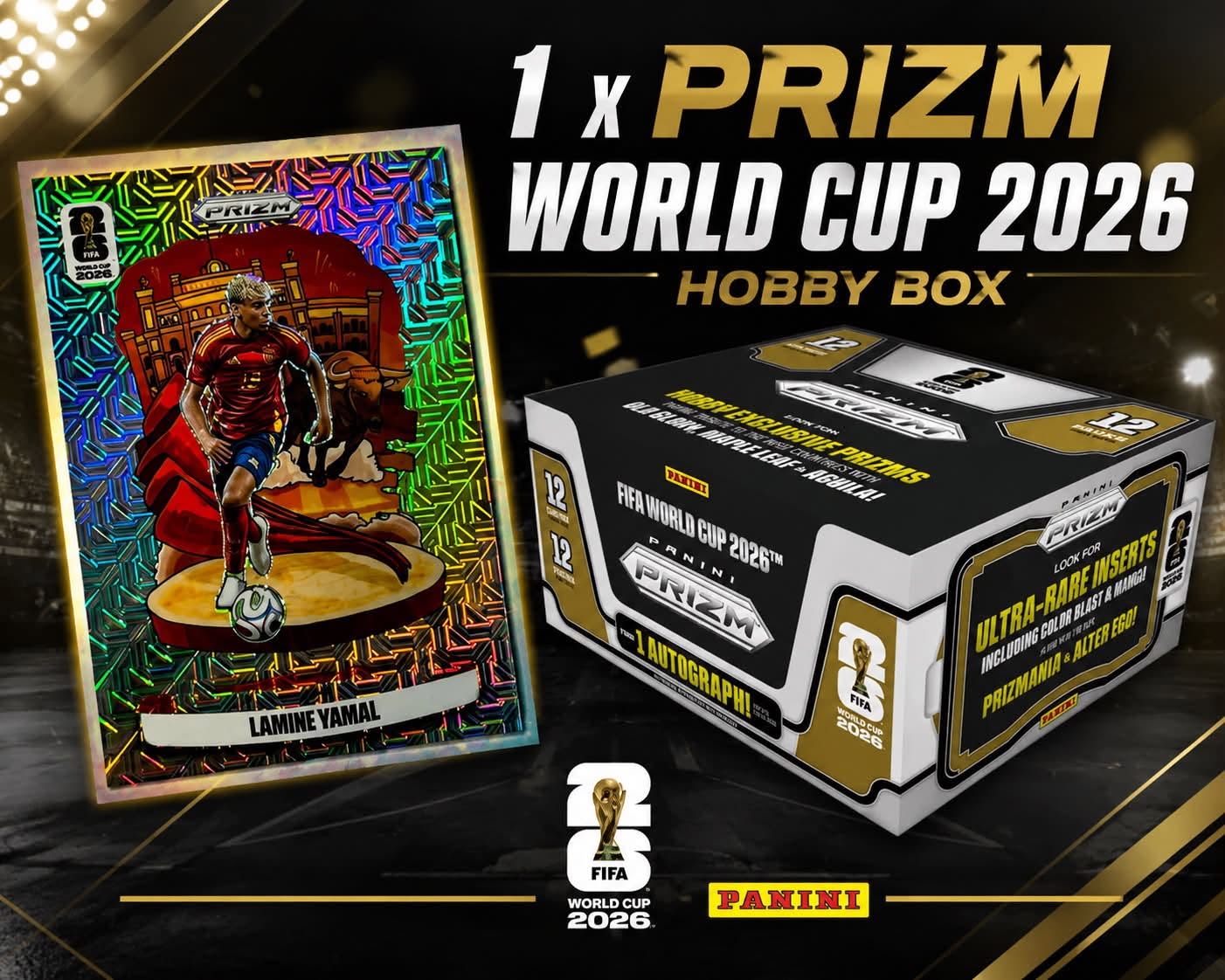 Break #329 - 1 x 2026 Prizm Fifa World Cup Hobby Box
