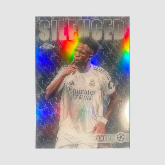 2025-26 Topps Chrome UEFA Club Competitions - Vini Jr. Silenced