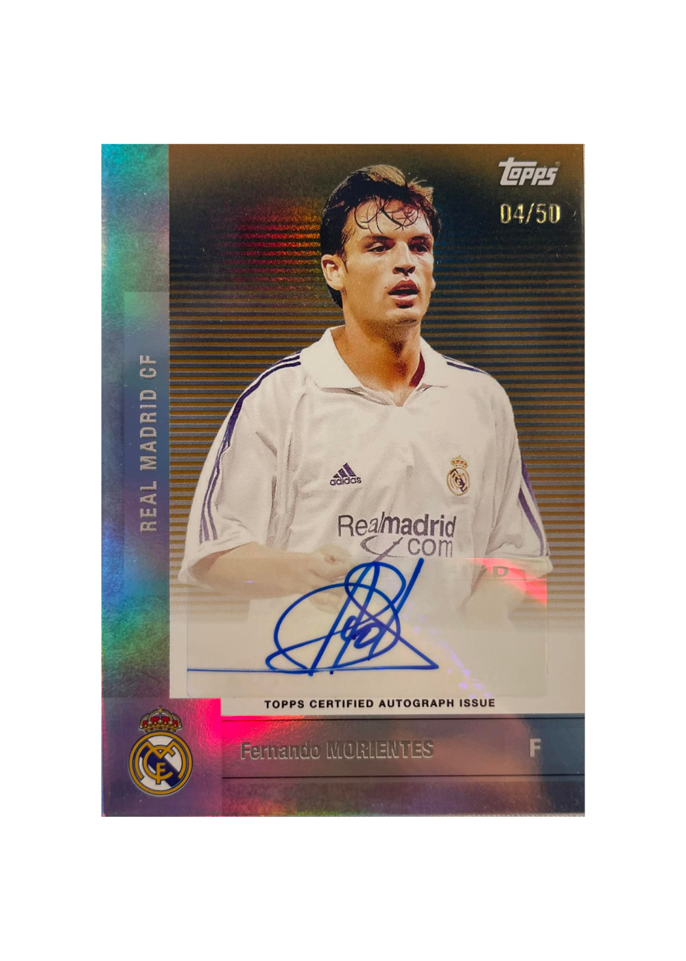 2025-26 Topps Real Madrid Team Set - Fernando Morientes Auto /50