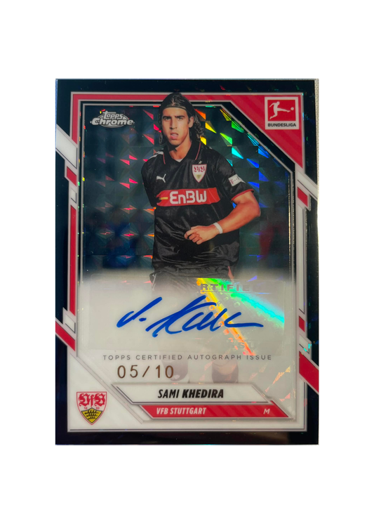 2025-26 Topps Chrome Bundesliga - Sami Khedira Black Geometric Auto /10