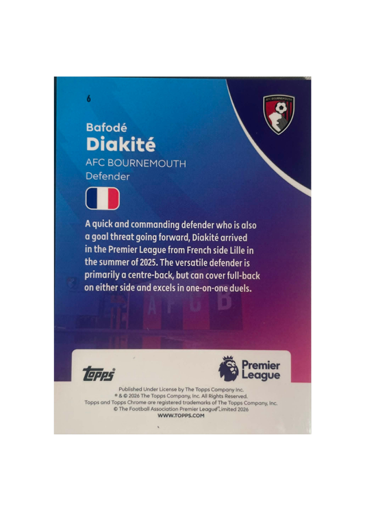 2025-26 Topps Chrome PL - Bafode Diakite /10