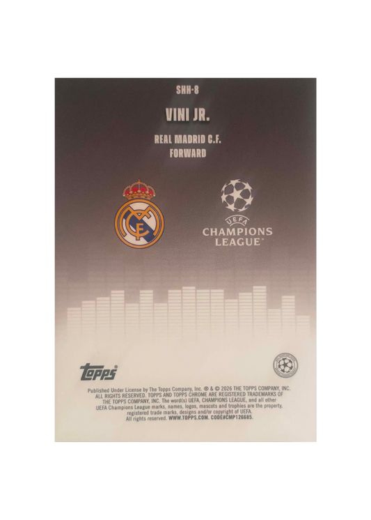 2025-26 Topps Chrome UEFA Club Competitions - Vini Jr. Silenced