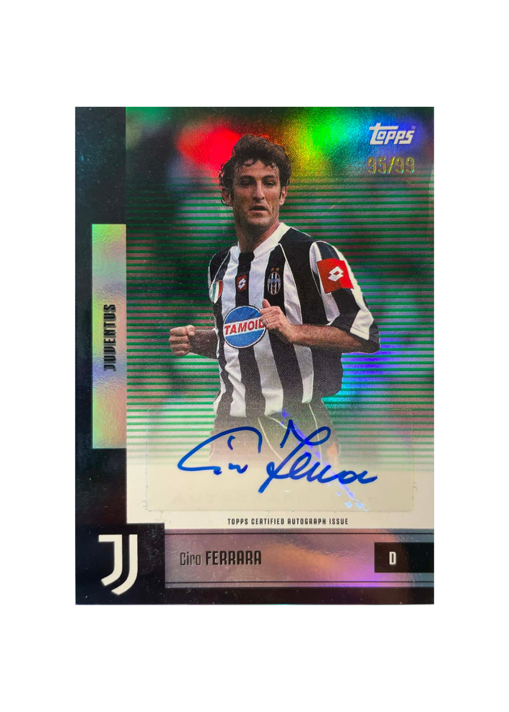 2025-26 Topps Juventus Team Set - Ciro Ferrara Auto /99