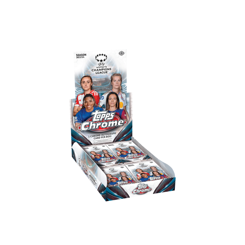 2023/24 Topps Chrome UEFA Women's Champions League Soccer Hobby