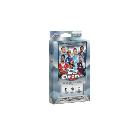 Topps Chrome UEFA Club Competitions 2025/26 - Hanger Pack
