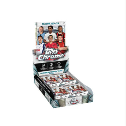 Topps Chrome UEFA Club Competitions 2024/25 - Hobby Box
